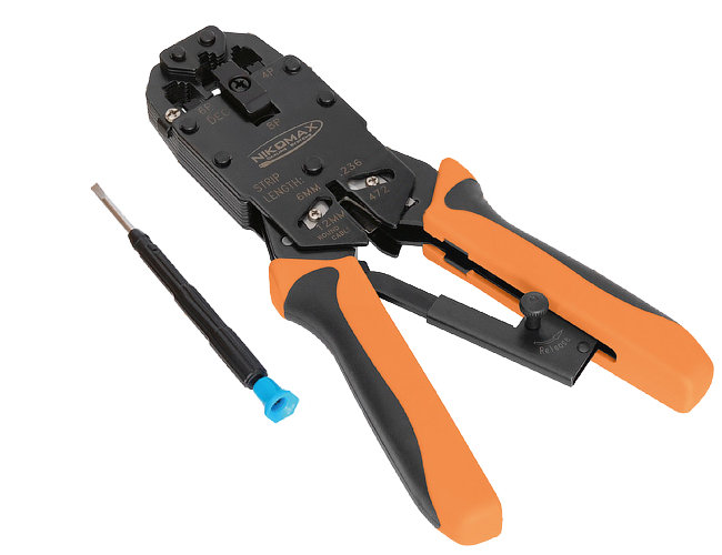 Инструмент обжимной 8P-8C / 6P-6C / 6P-4C / 4P-4C / 4P-2C NMC-2008AR Nikomax