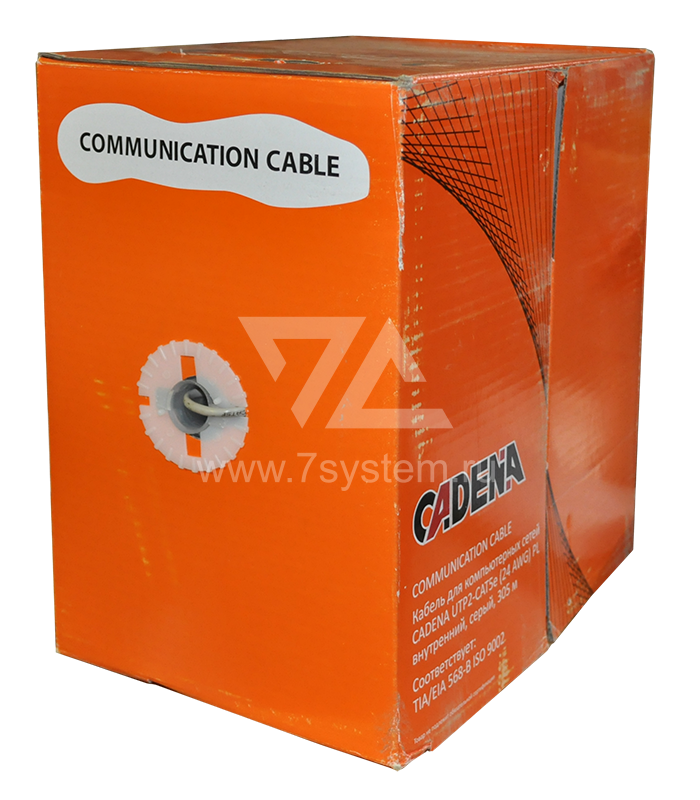 Кабель UTP 2PR 24AWG CAT5e Cadena, 305 м