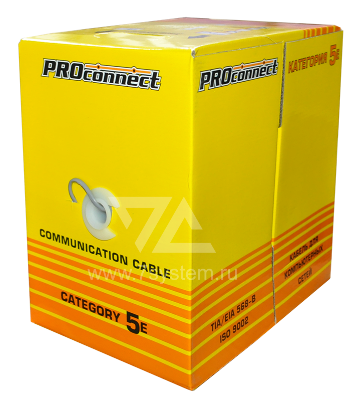 Кабель UTP 2PR 24AWG CAT5e Proconnect, 305 м