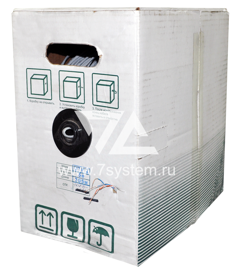 Кабель UTP 2PR 24AWG CAT5e Фариаль, КСВПВ, 305 м