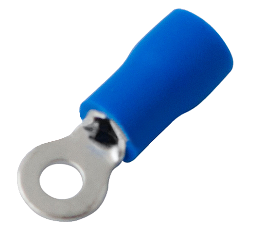 Наконечник изолированный кольцевой VR2-3 Rexant, 100 шт/упак