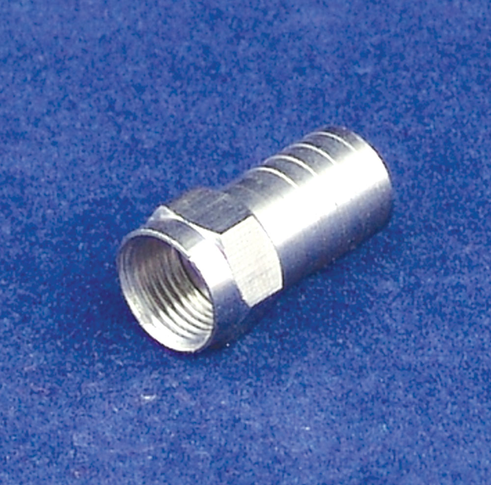 Разъем F(штекер) обжимной на RG6 F803C RTM, 100 шт/упак