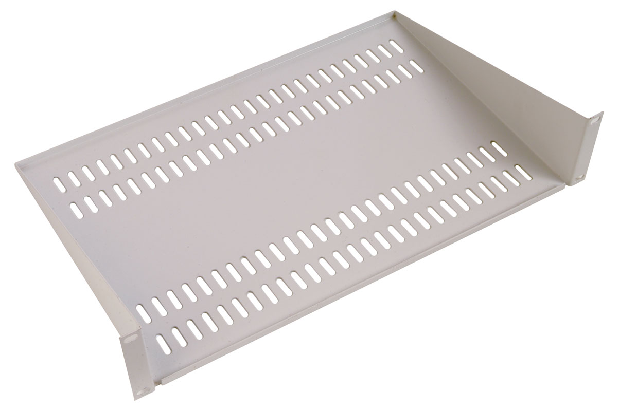 Полка перфорированная консольная 2U глубина 400 мм ЦМО