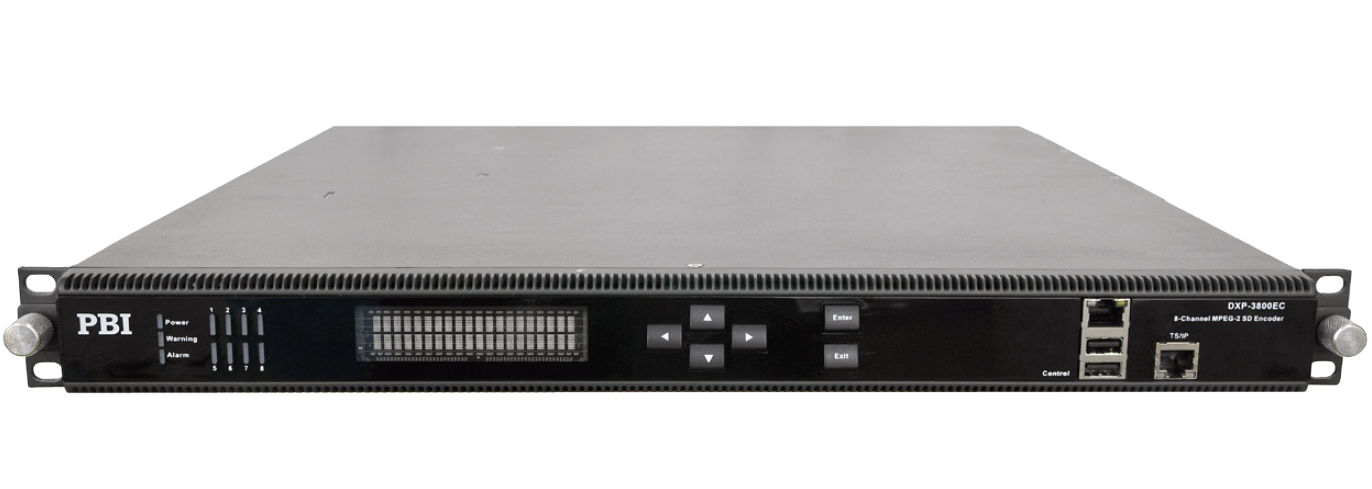 Кодер MPEG-2 SD AV восьмиканальный DXP-3800EC PBI