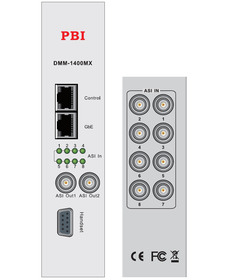 Мультиплексор DMM-1400MX-40 PBI