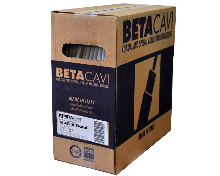 Кабель N48HX BetaCavi, медь, белый, 100 м