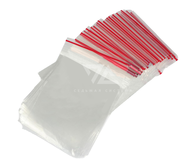 Пакеты с замком типа «Zip Lock» ПВД 10 х 15 см, 100 шт/упак