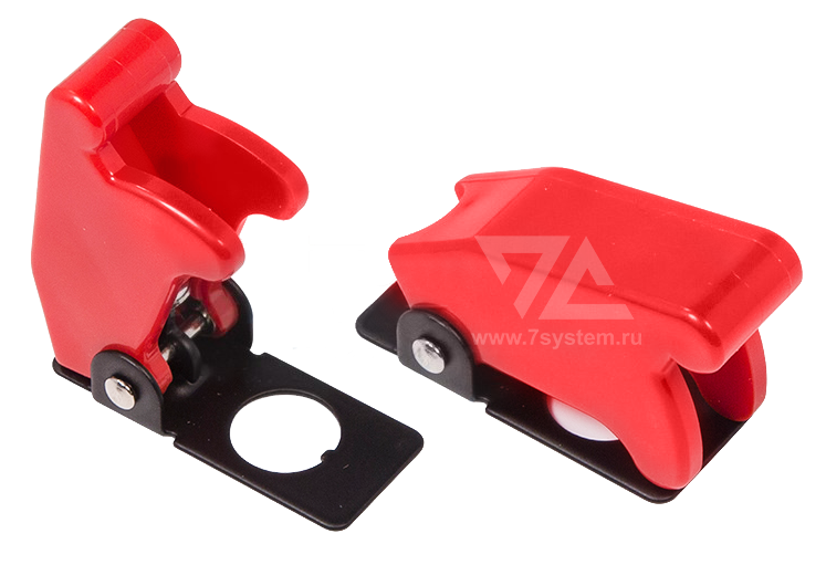 Крышка защитная для тумблеров типа KN и ASW, красная (SAC-01)