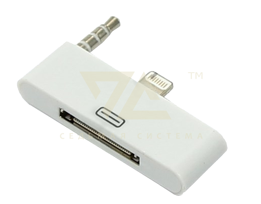 Переходник для iPhone 4 c 30 pin на 8 pin, белый