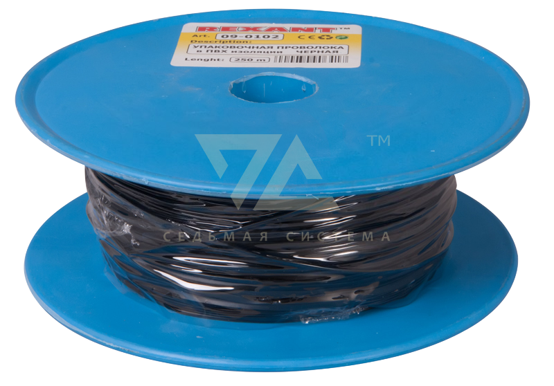 Проволока упаковочная Rexant, 250 м, черная