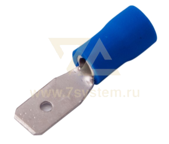 Клемма изолированная плоская (штекер) VM2-187(8) Rexant, 100 шт/упак