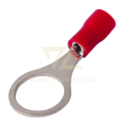 Наконечник изолированный кольцевой НКИ 1.5-10 Rexant, красный, 100 шт/упак - 