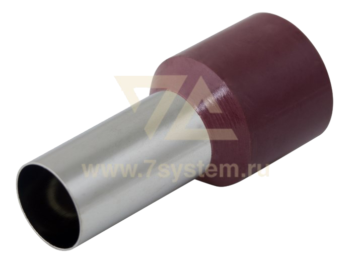 Наконечник штыревой втулочный CE350016 Rexant, красный, 100 шт/упак