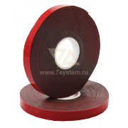 Скотч двухсторонний, акрил, 9 мм Rexant, 5 м, серый - 