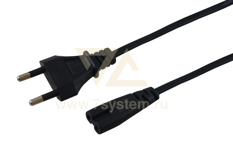 Шнур сетевой 2 x 0.75 мм Rexant, 5 м