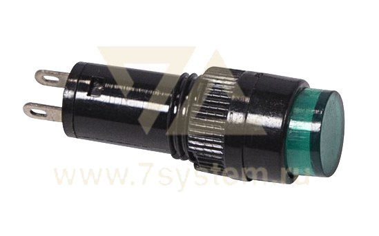 Индикатор 10 мм 220 V зеленый (RWE-504)