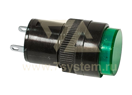 Индикатор 16 мм 220 V зеленый (RWE-510)