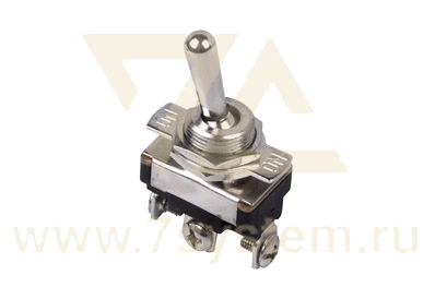 Тумблер однополюсный 220V 10А (3c) ON-OFF-ON Mini (ASW-23)