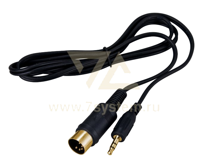 Шнур DIN 5pin - TRS(штекер) 3.5 мм GOLD Rexant, 1.5 м