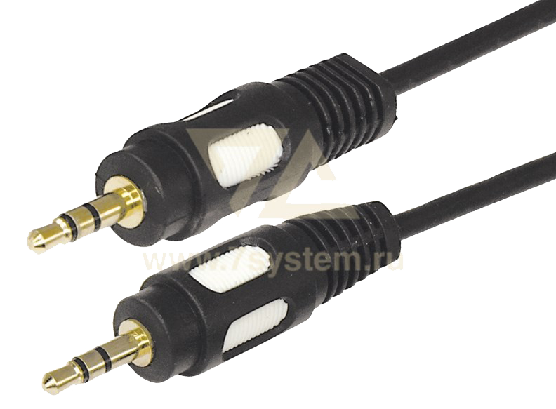 Шнур TRS(штекер) 3.5 мм - TRS(штекер) 3.5 мм GOLD Rexant, 1.5 м