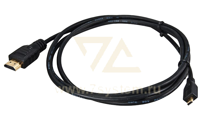 Шнур HDMI - Micro HDMI GOLD Rexant, 1.5 м