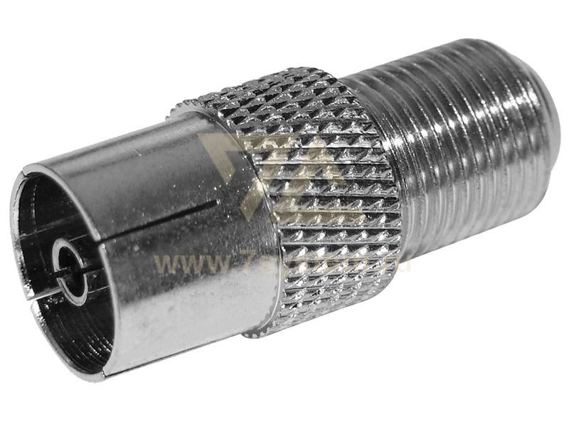 Переходник F(гнездо) - ТВ(гнездо) Rexant, 100 шт/упак