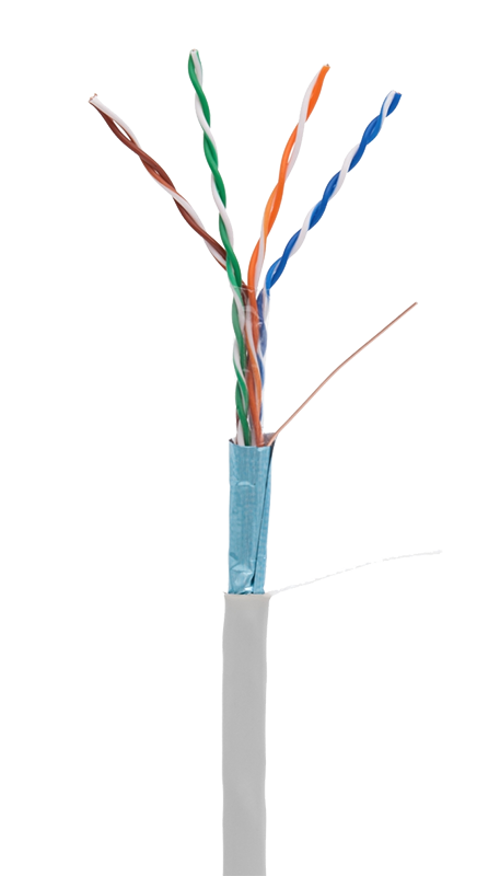 Кабель FTP 4PR 24AWG CAT5e Netlan, 305 м