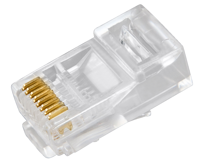Разъем RJ45 8P8C CAT5е Proсonnect, 100 шт/упак (легкие)
