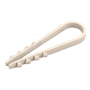 Дюбель-хомут 5-10 Proconnect, белый, 100 шт/упак - 