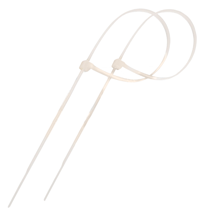 Хомут 300 мм x 3, 6 мм Proconnect, белый, 100 шт