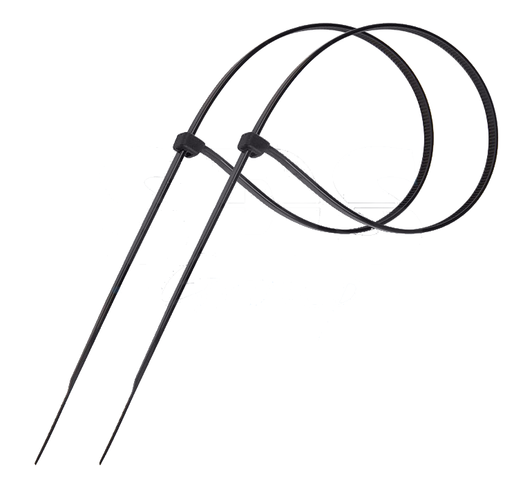 Хомут 300 мм x 3, 6 мм Proconnect, черный, 100 шт