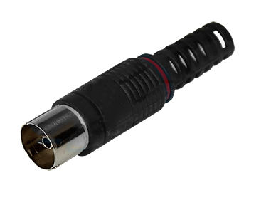 Разъем ТВ(гнездо) без пайки Proconnect, черный
