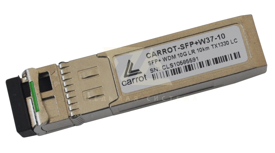 Модуль SFP+ Carrot, 10GBASE-LR/LW, WDM, 1330, 10 км, LC, DDM