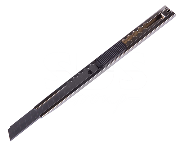 Нож с сегментированным лезвием Rexant, с клипсой, корпус металл, 9 мм