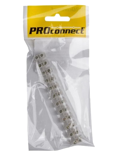 Колодка клеммная КВ-6 Proconnect, 6 мм2, 6 А, 1 шт/упак