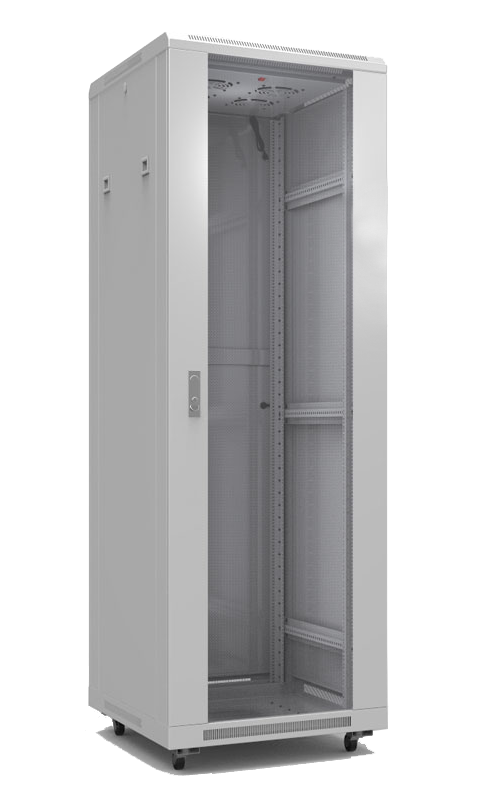 Шкаф напольный 19" 32U (1610 х 600 х 800) дверь стекл. Премиум