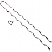 Зажим натяжной спиральный НСО, d=10.6-11.6 мм, 6 кН - 