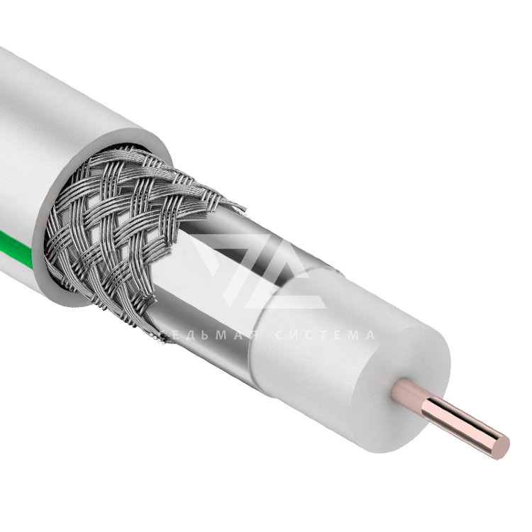Кабель SAT 703 B CCS/Al Proconnect, белый, 100 м