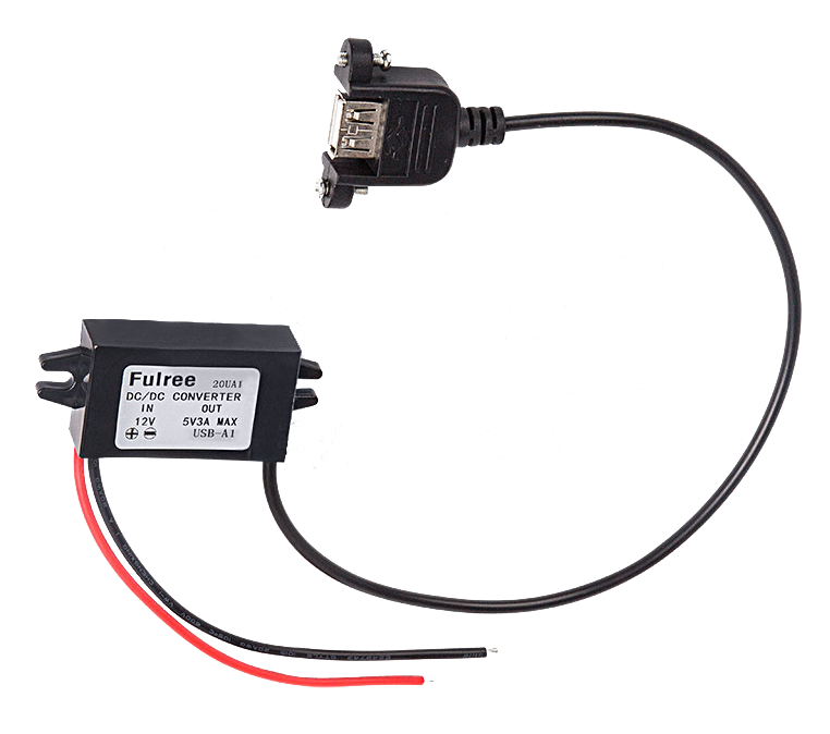 Адаптер ВС 12V - USB A(гнездо) 5V Rexant, 3 A