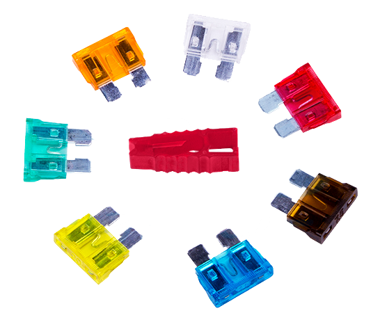 Набор предохранителей автомобильных "стандарт" Rexant