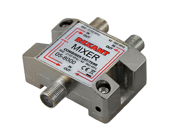 Диплексер (сумматор-делитель) SAT+TV Rexant, в усиленном корпусе