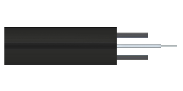 Кабель оптический X-Line FTTx, 1 волокно G.657A1, стальной силовой элемент, LSZH