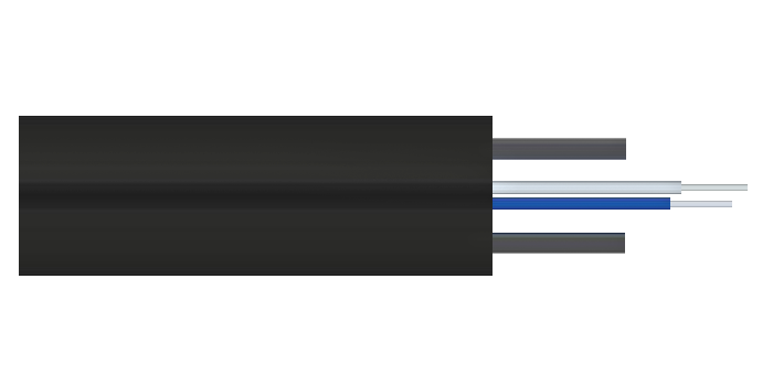 Кабель оптический X-Line FTTx, 2 волокна G.657A1, стальной силовой элемент, LSZH
