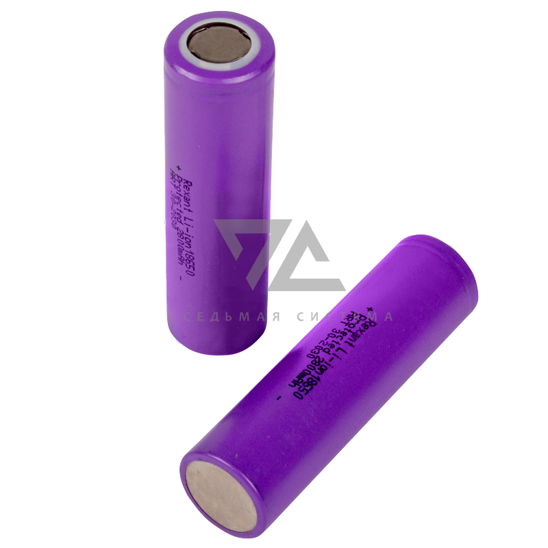 Аккумулятор 18650 protected Li-ion 2.8 А Rexant