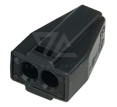 Экспресс-клемма электромонтажная 2 x 2.5 мм2 Rexant, с пастой