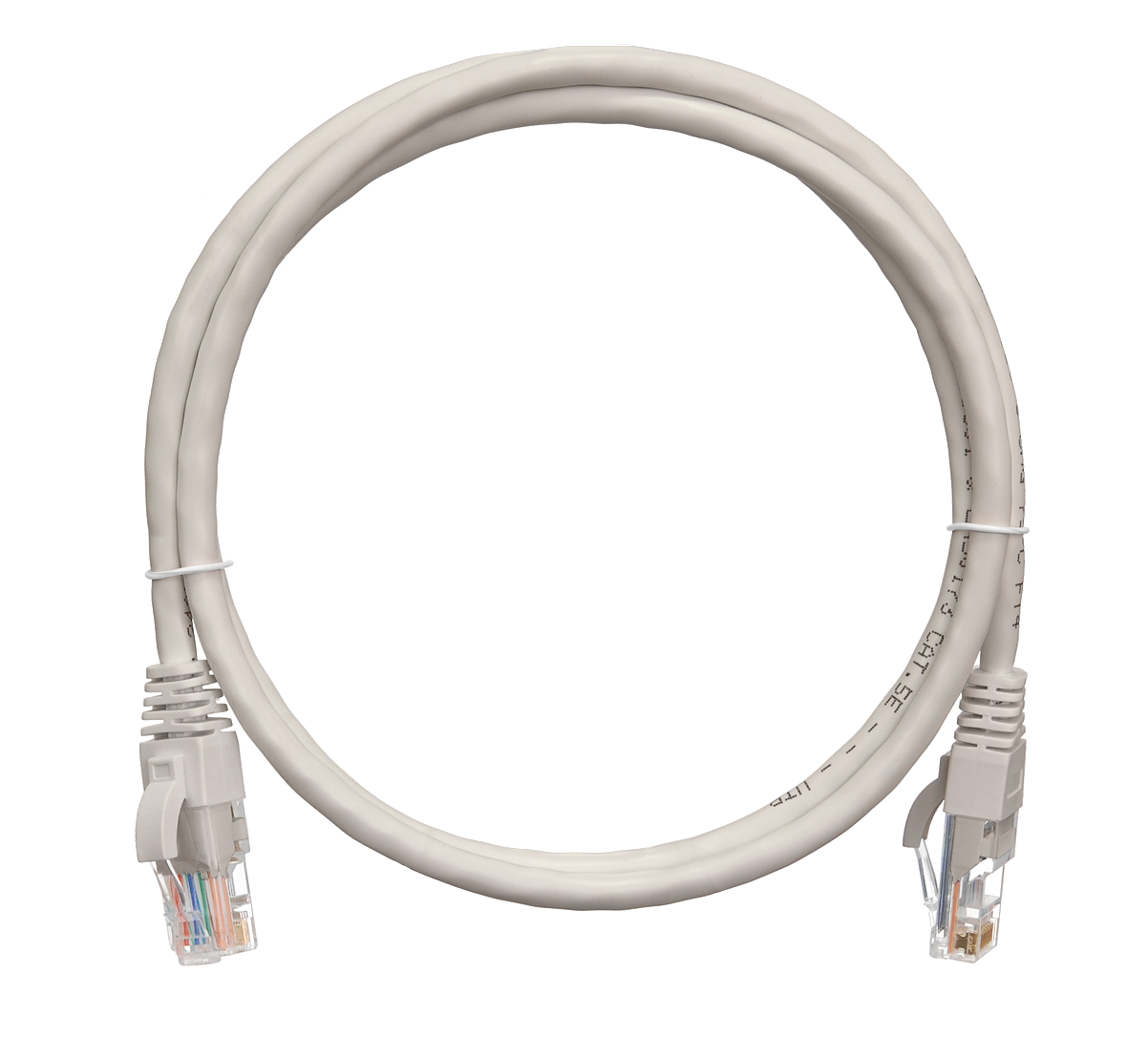 Патчкорд UTP 3 м Nikomax, CAT5е, серый, литой