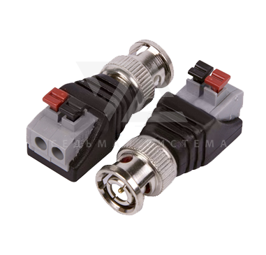 Разъем BNC(штекер) с быстрозажимной клеммной колодкой Rexant, 50 шт/упак