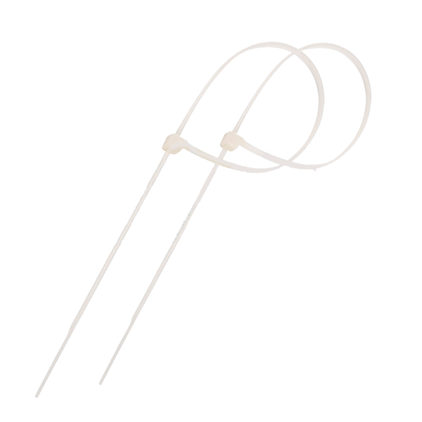 Хомут 200 мм x 2.5 мм Proconnect, белый, 100 шт