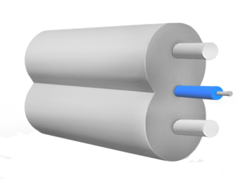 Кабель оптический X-Line FTTx, 1 волокно G.657A1, стеклопруток, LSZH, белый