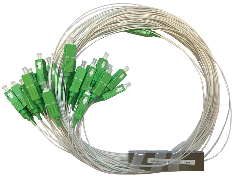 Делитель оптический PLC 1х32, миникорпус, SC/APC, 0, 9 мм, X-Line